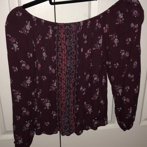 Off the shoulder top from Hollister